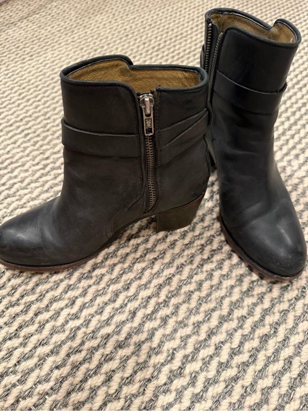Frye Black Booties